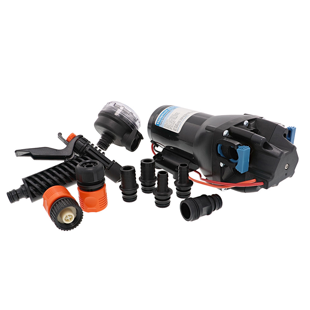 Jabsco HotShot HD4 Heavy Duty Washdown Pump  12V  4 GPM 