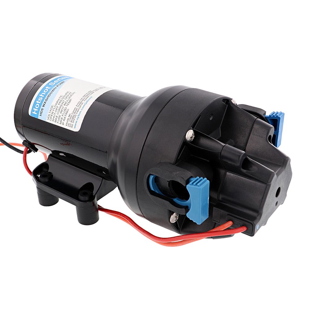 Jabsco HotShot HD5 Heavy Duty Washdown Pump  12V  5 GPM  70 PSI 