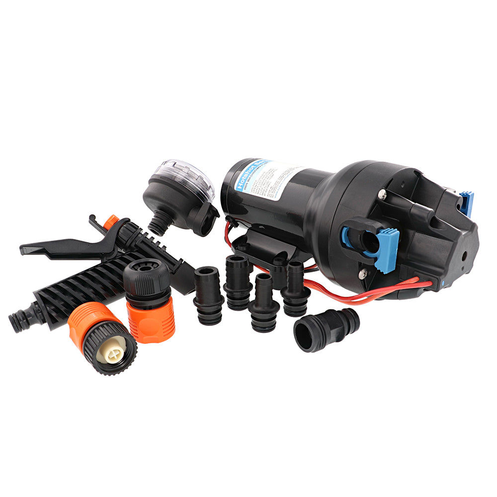 Jabsco HotShot HD5 Heavy Duty Washdown Pump  12V  5 GPM  70 PSI 