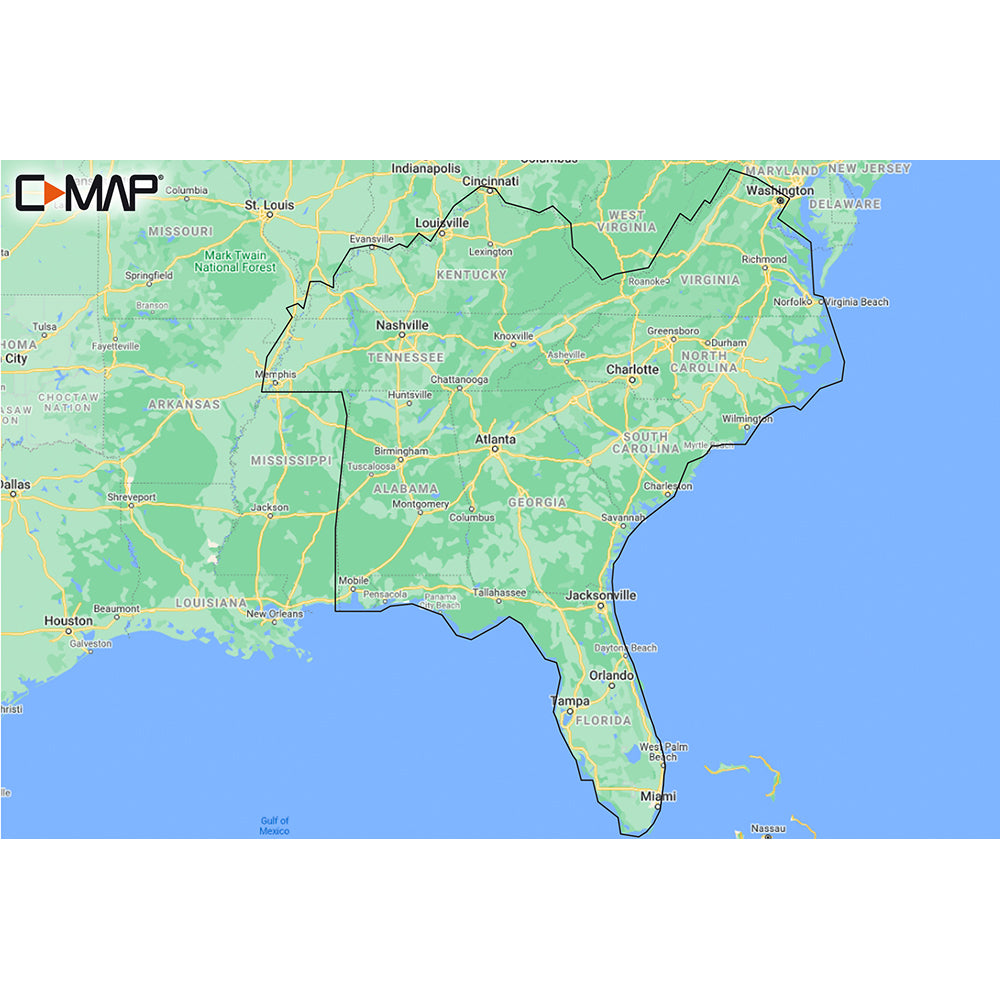 CMAP MNAY214MS US Lakes South East REVEAL Inland Chart