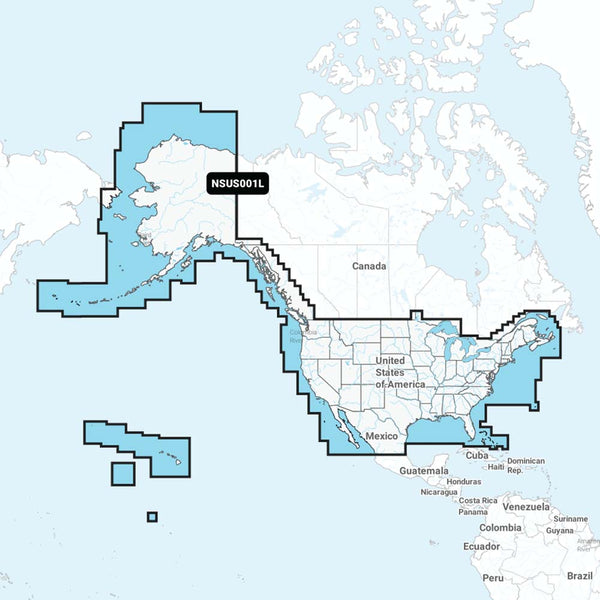 Garmin Navionics NSUS001L US  Coastal Canada 