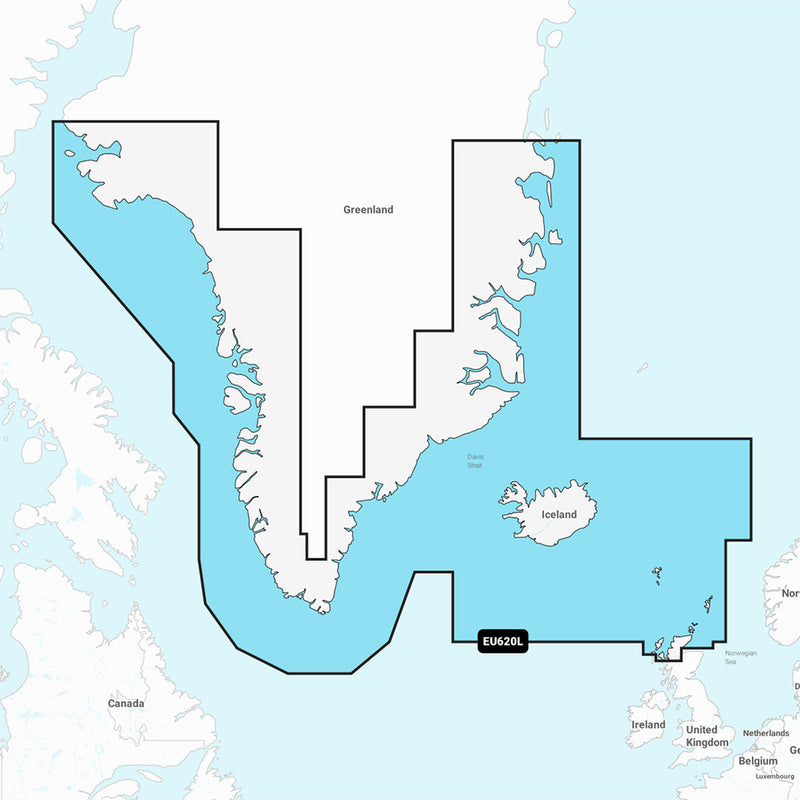 Greenland  Iceland  Marine Chart