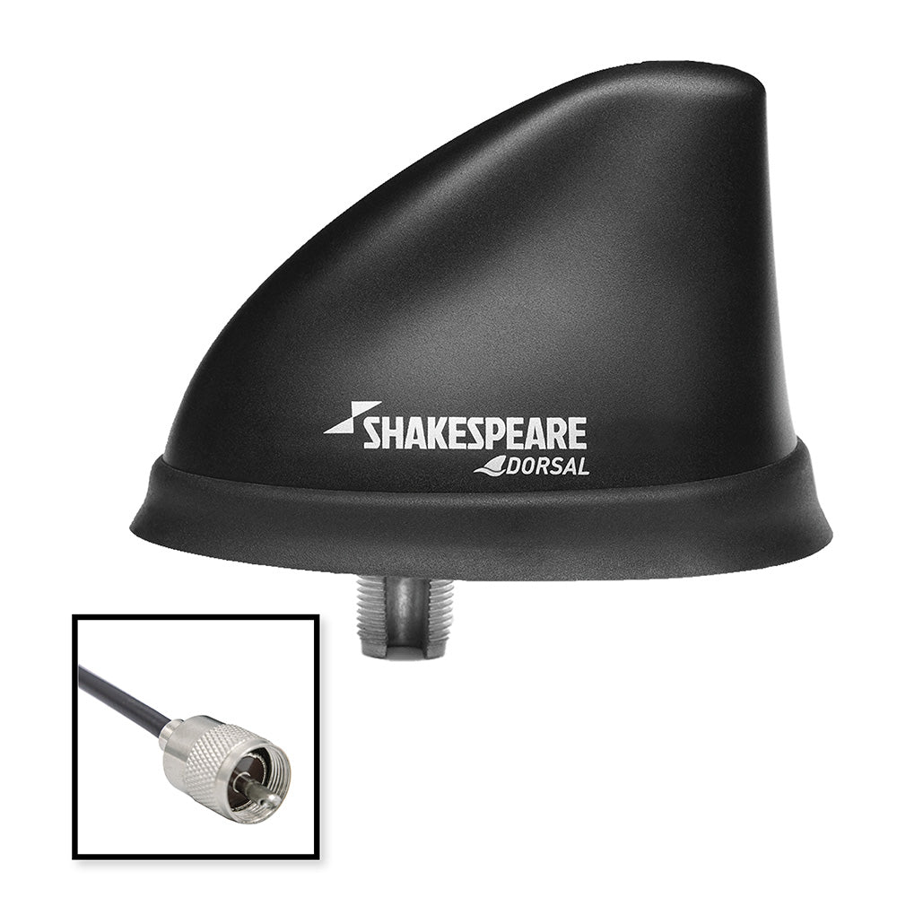 Shakespeare Dorsal Antenna Black Low Profile 