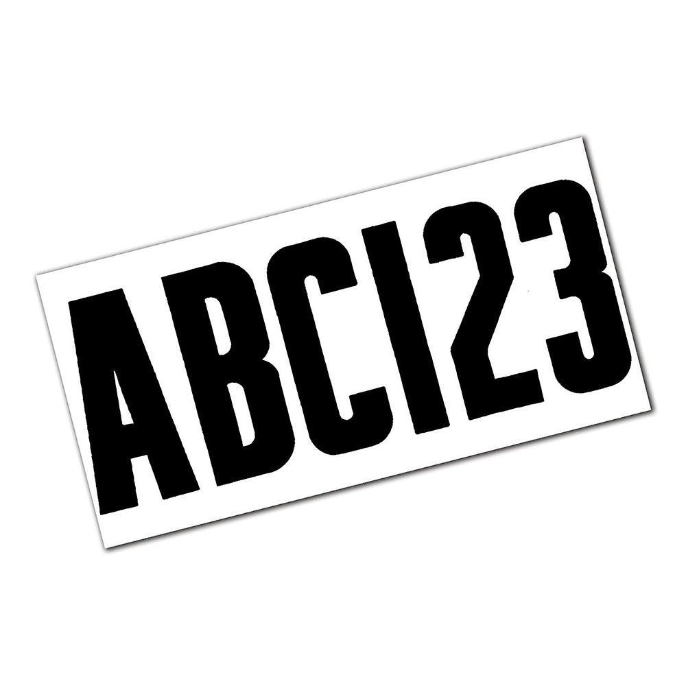 Attwood Letter  Number Kit  Black 