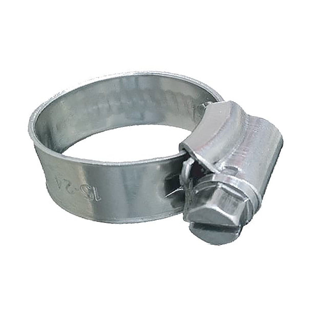 Trident Marine 316 SS NonPerforated Worm Gear Hose Clamp