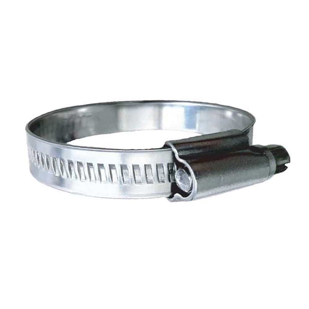 Trident Marine 316 SS NonPerforated Worm Gear Hose Clamp
