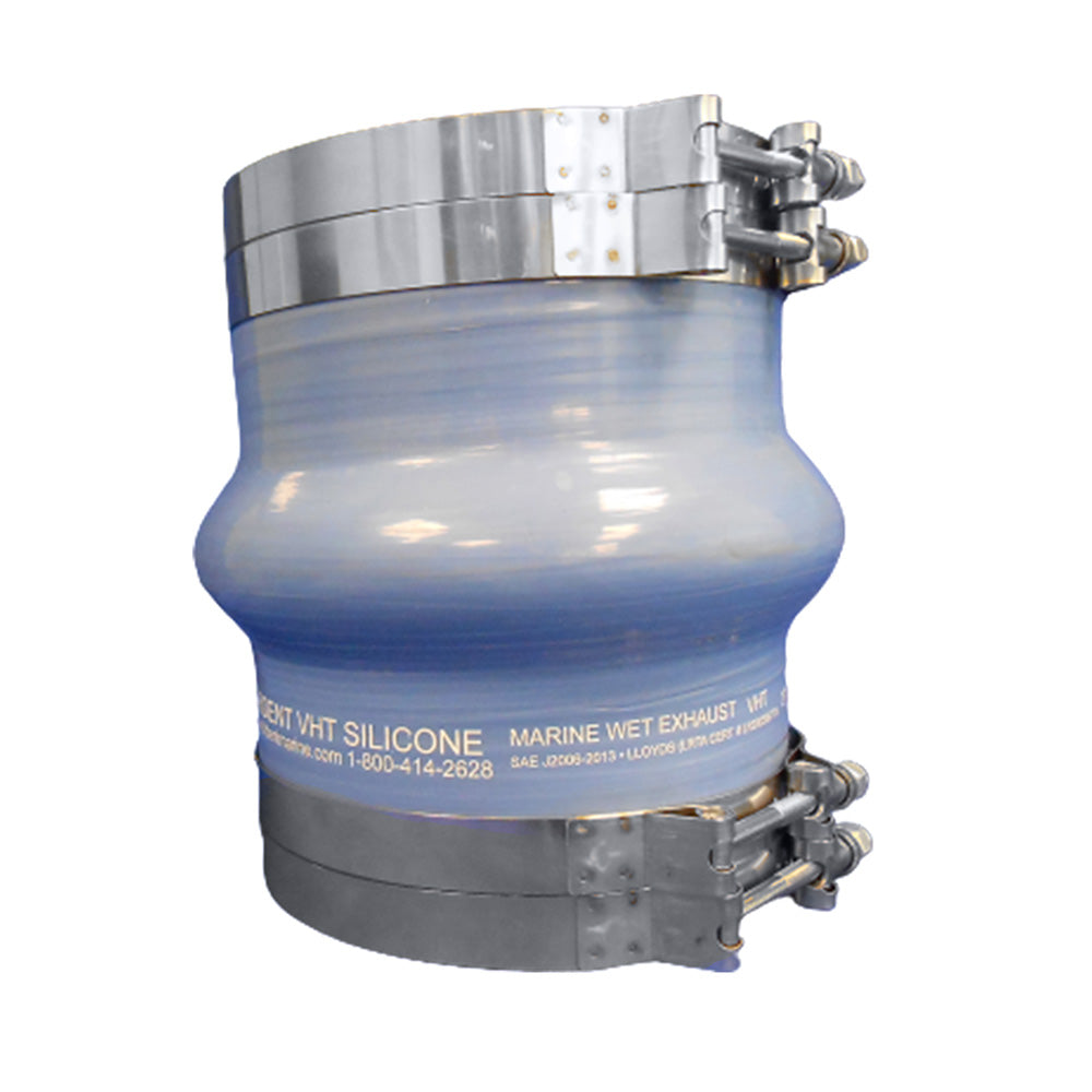 Trident Marine Blue Silicone Wet Exhaust Hump