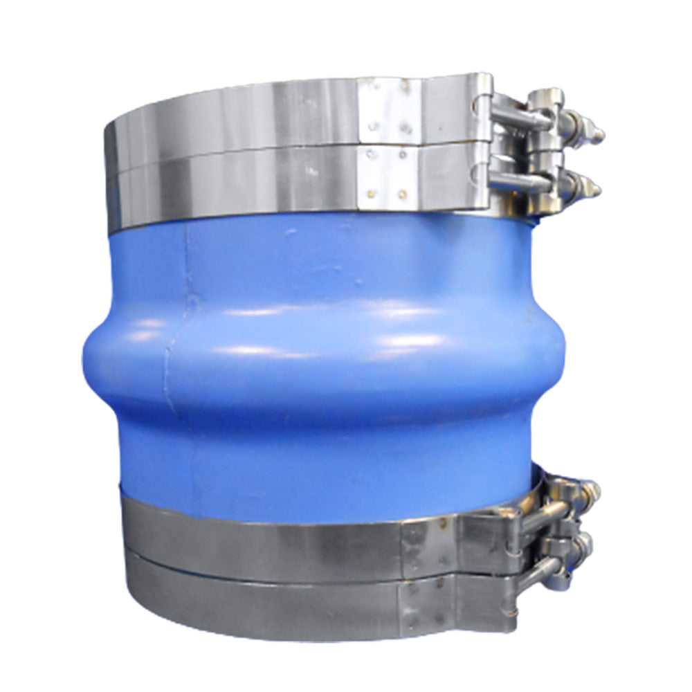 Trident Marine 8 ID Blue Silicone Molded Wet Exhaust Hump 
