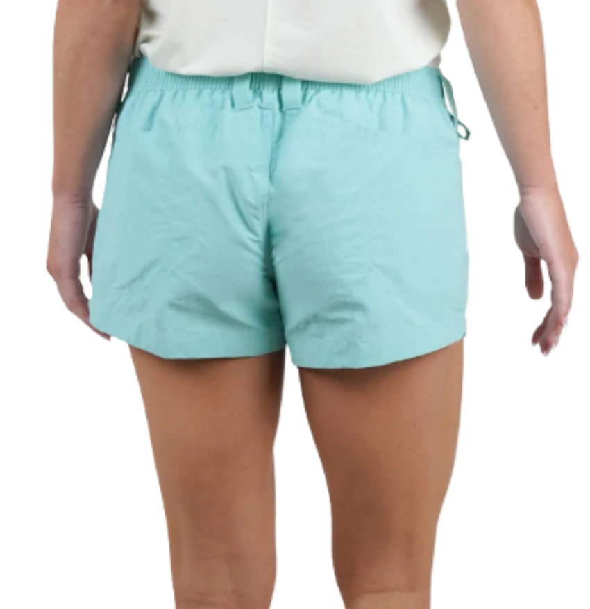 AFTCO Women's The Original Fishing Shorts Pastel Turquoise
