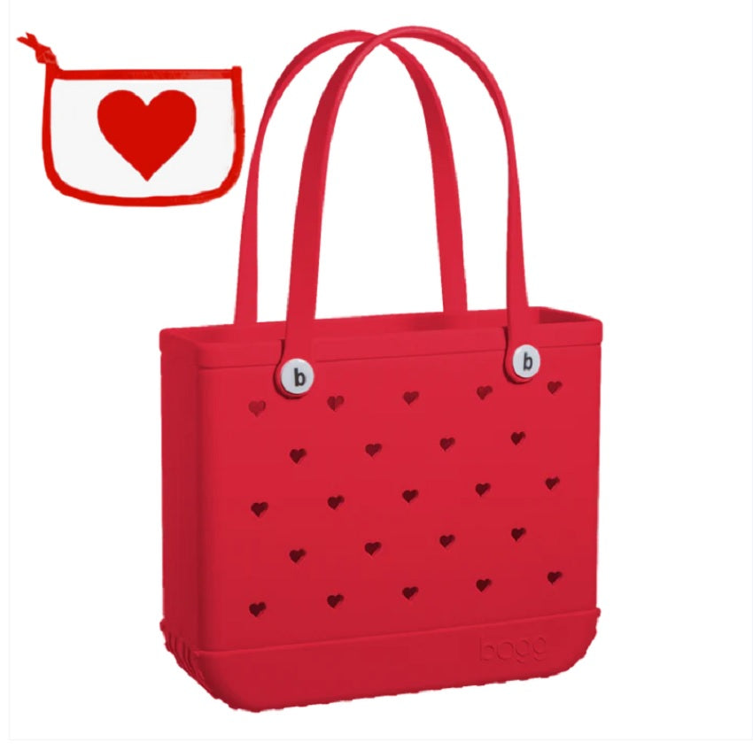 Bogg Bag Heart Collection Baby Bogg Red Love