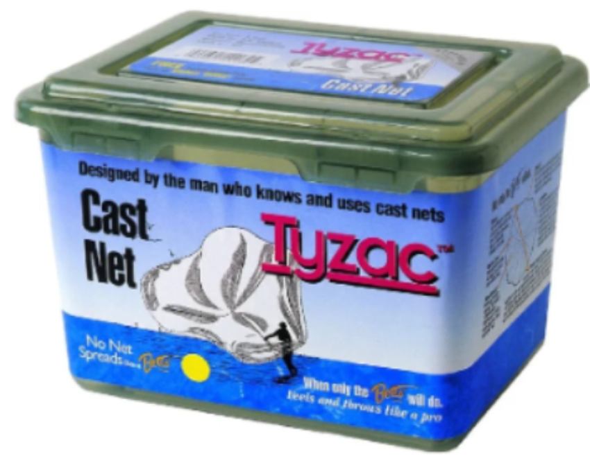 Bett's Tyzac Mono Cast Net W/Iron 4' 3/8" Mesh