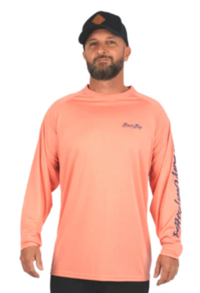 Bimini Bay Men's Hook M' Performance LS Bottomfish Slam Shirt