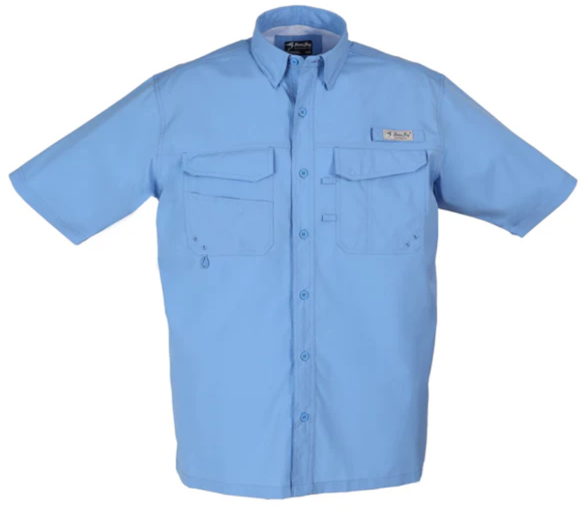 Bimini Bay Men's Key West SS Shirt Azurine Blue