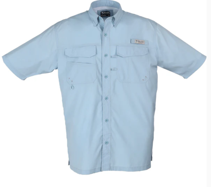 Bimini Bay Men's Key West SS Shirt Gray Fog