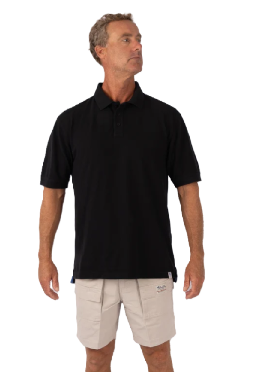 Bimini Bay Men's Perfect Pique Polo SS Shirt Black
