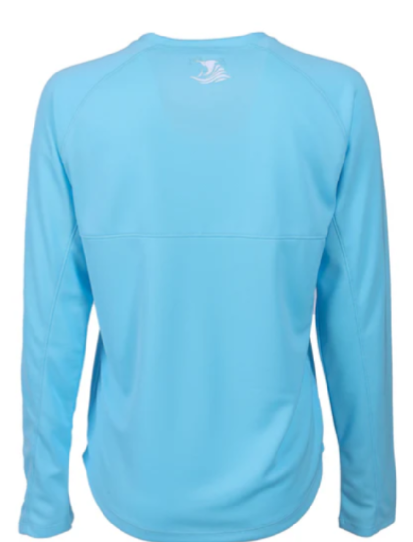 Bimini Bay Women's Cabo Performance LS Shirt Coastal Blue
