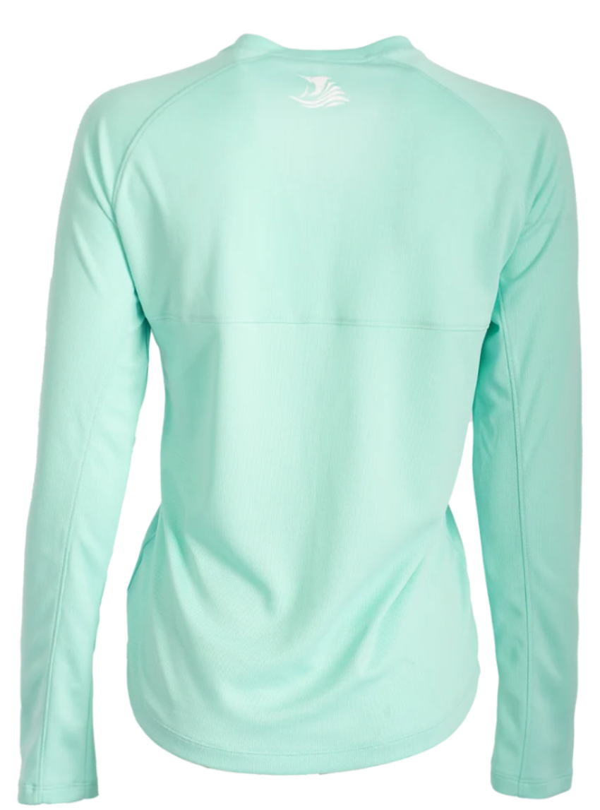 Bimini Bay Women's Cabo Performance LS Shirt Ice Green
