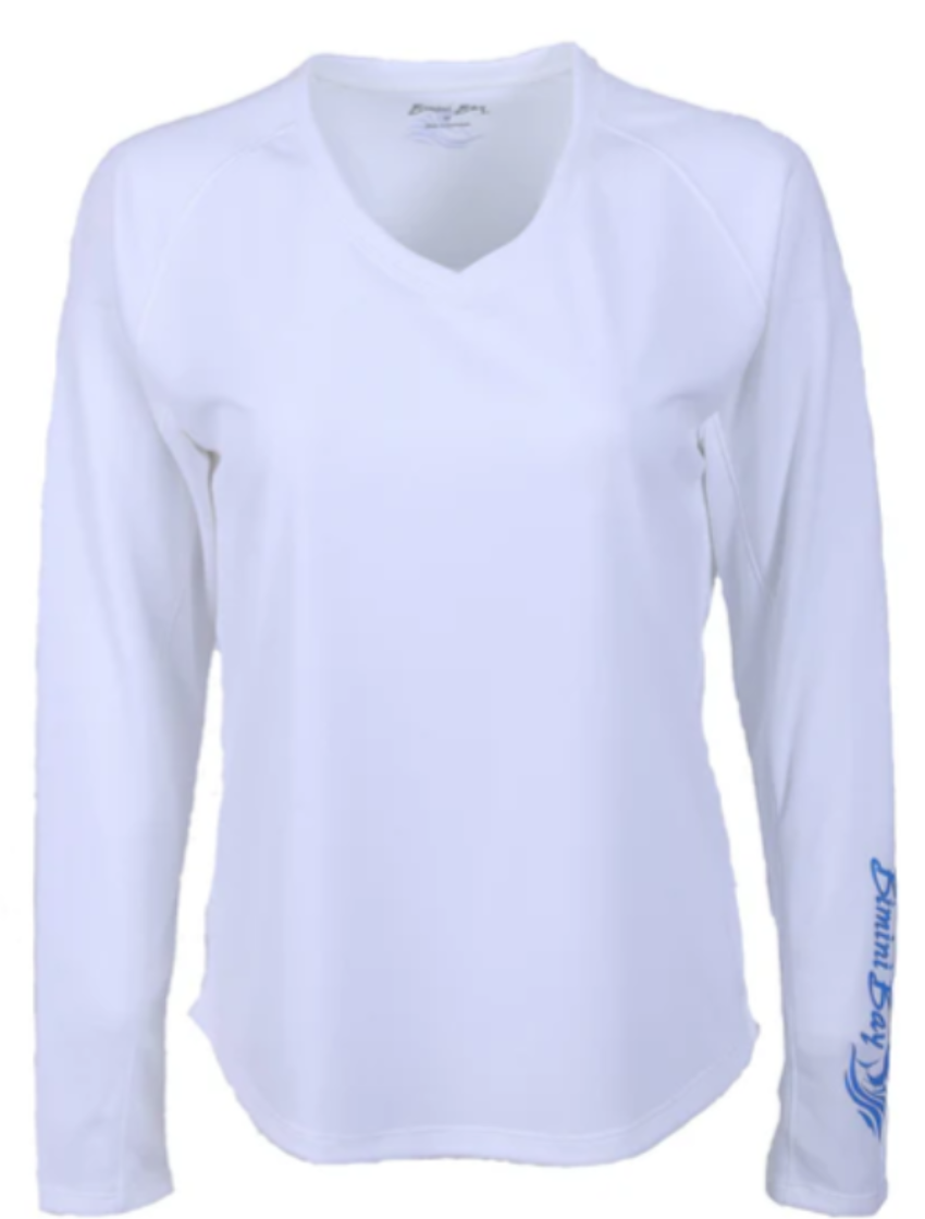 Bimini Bay Women's Cabo Performance LS Shirt White