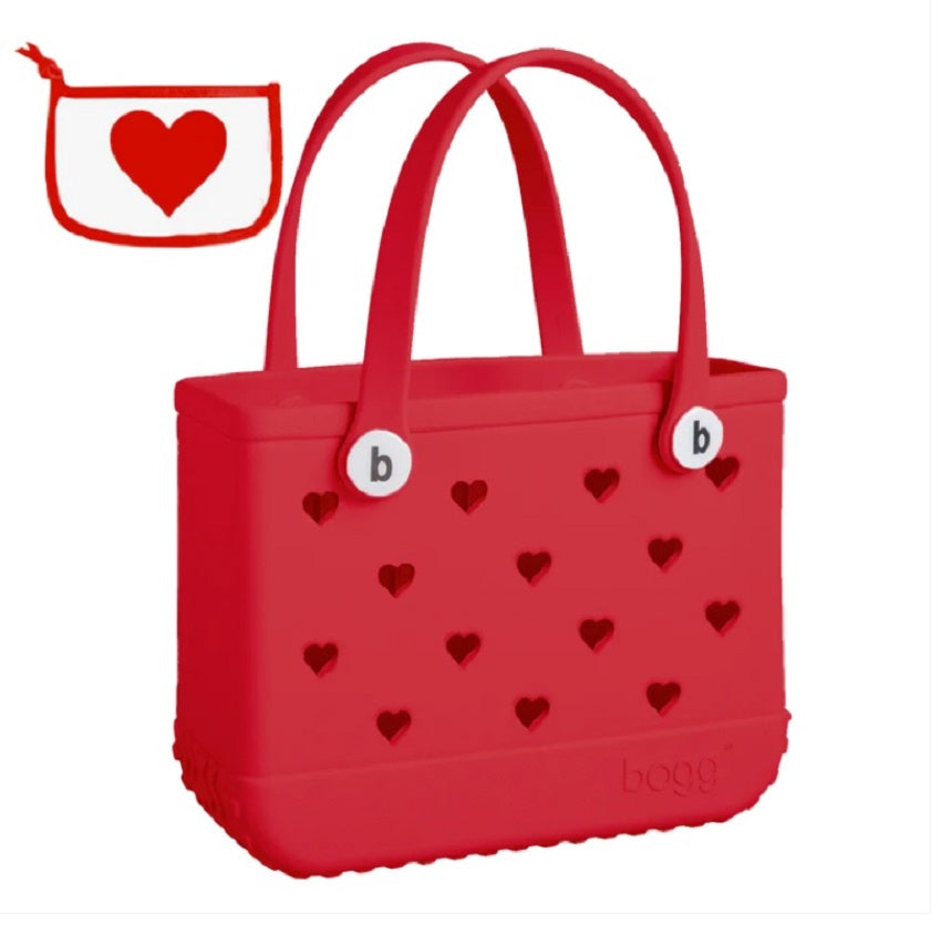 Bogg Bag Heart Collection Bitty Bogg Red Love
