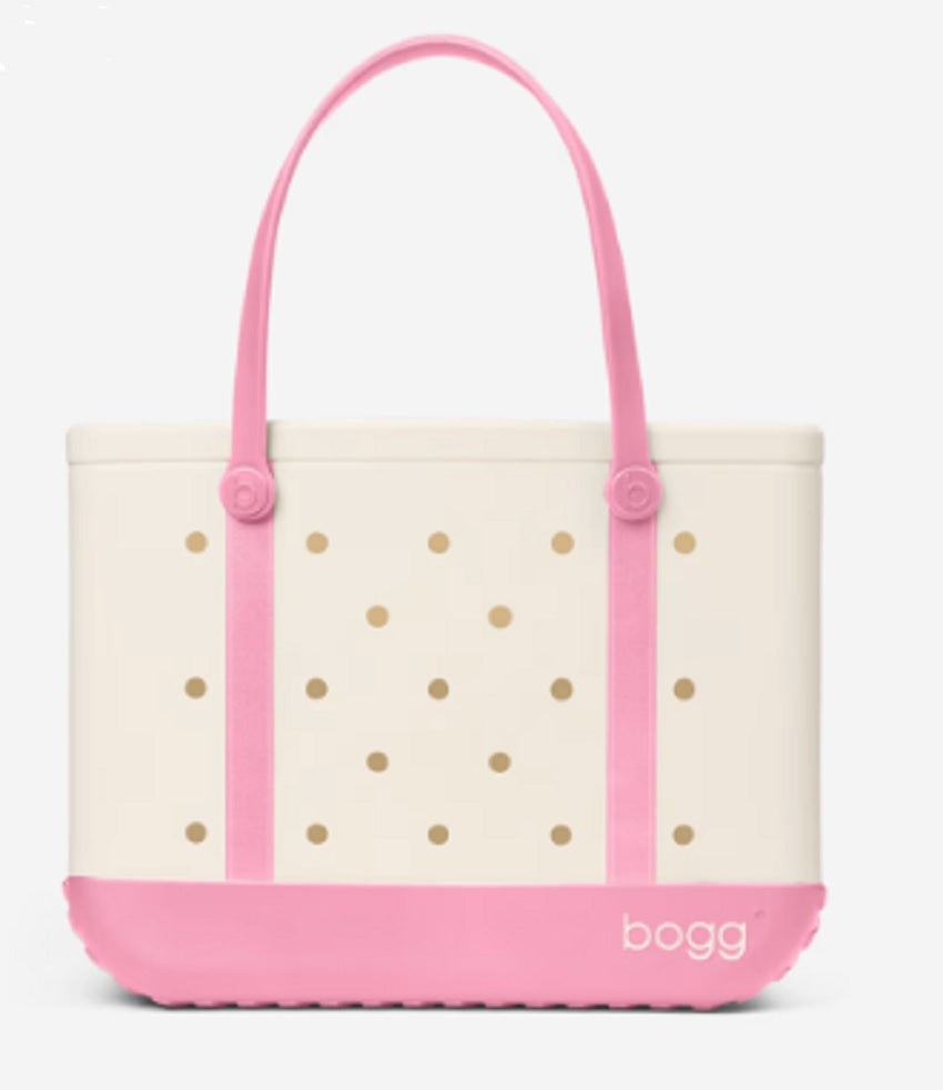 Bogg Bag Bitty Varsity Blowing Pink Bubbles