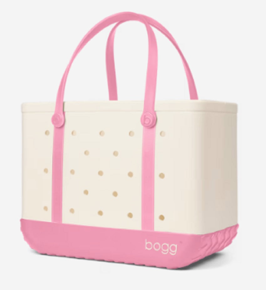 Bogg Bag Bitty Varsity Blowing Pink Bubbles