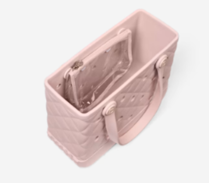 Bogg Bag Bitty Quilted Rose Petal