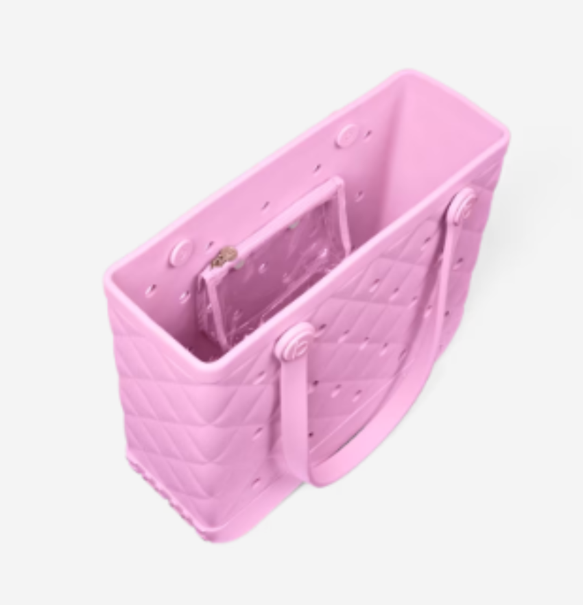 Bogg Bag Baby Bogg Quilted Pink Taffy