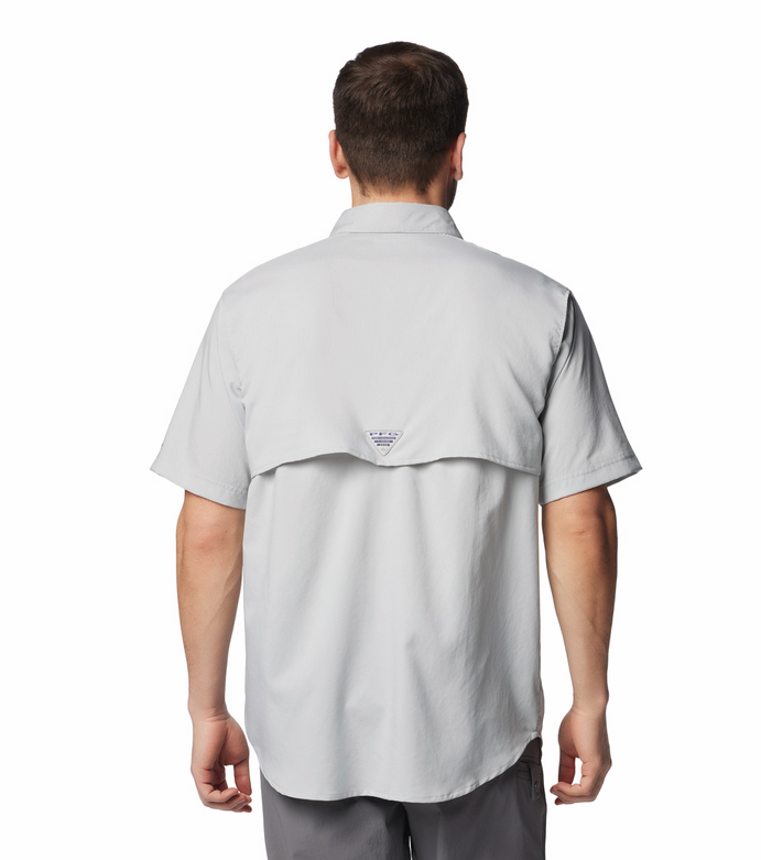 COLUMBIA Men's Blood and Gut IV Woven SS (Cool Grey)