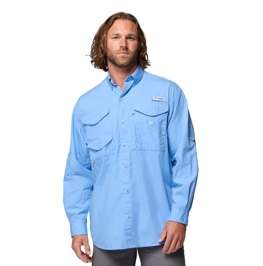 Columbia Men's Bonehead LS Shirt Blue
