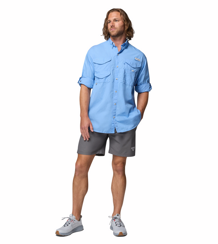 COLUMBIA Men's Bonehead LS Shirt (Blue