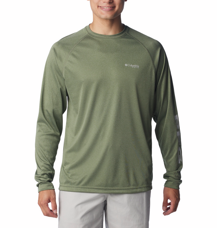 COLUMBIA Men's Terminal Tackle LS (Cypress Heather)