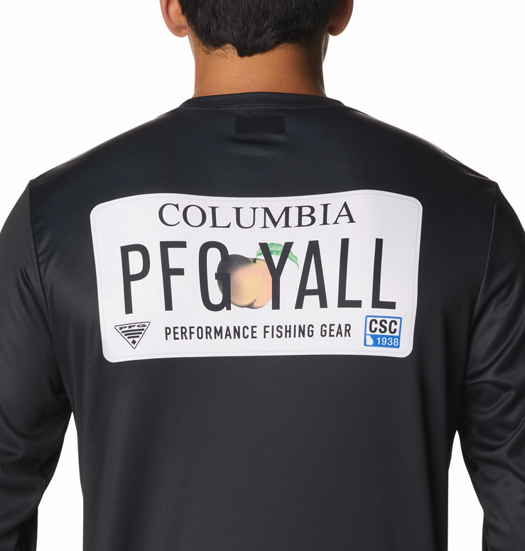 COLUMBIA Men's Terminal Tackle PFG License Plate LS (Black)
