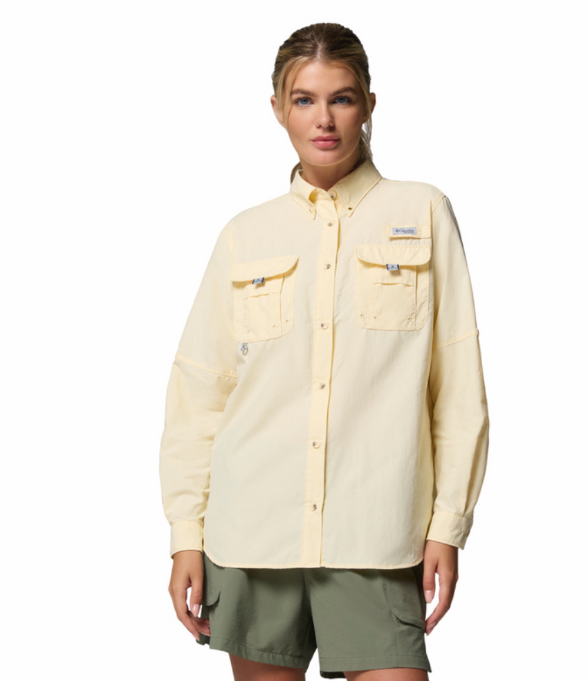 COLUMBIA Women's Bahama II LS (Lemon Wash)