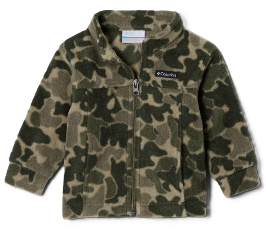 Columbia Boys' Infant Zing III Printed Fleece Jacket Creek Puzzle Camo
