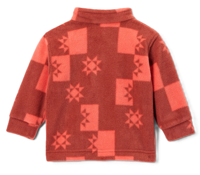 Columbia Boys' Infant Zing III Printed Fleece Jacket Red Oxide Boxstar