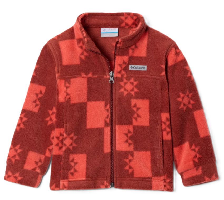 Columbia Boys' Toddler Zing III Fleece Jacket Red Oxide Boxstar