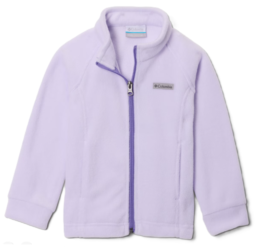 Columbia Girls’ Toddler Benton Springs Fleece Jacket Purple Tint
