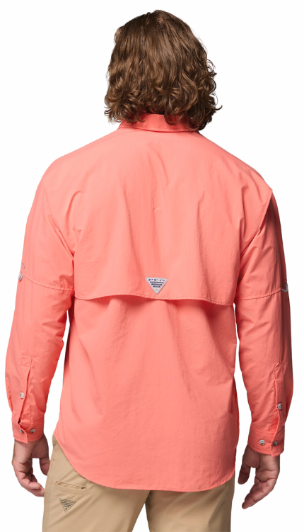 Columbia Men's Bahama II LS Shirt Melonade