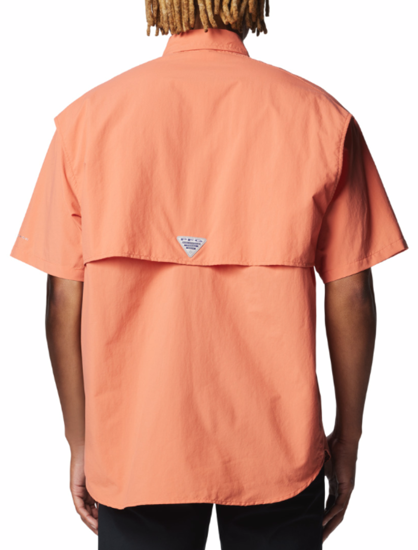 Columbia Men's Bahama II SS Shirt Faded Peach