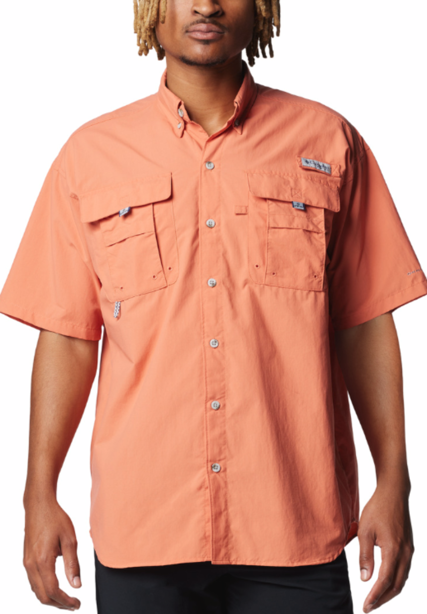 Columbia Men's Bahama II SS Shirt Faded Peach