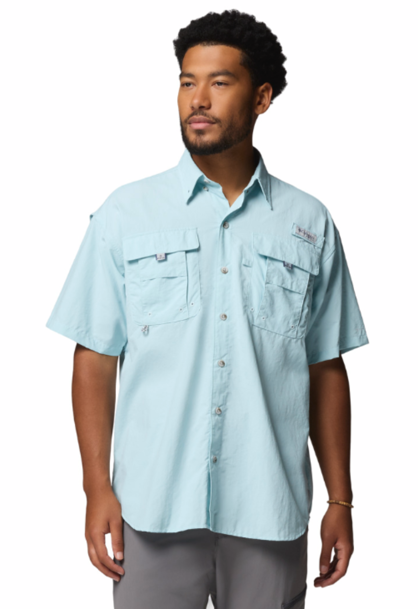 Columbia Men's Bahama II SS Shirt Marine Light