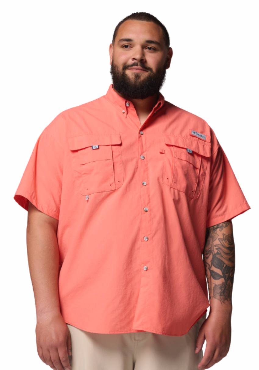 Columbia Men's Bahama II SS Shirt Melonade