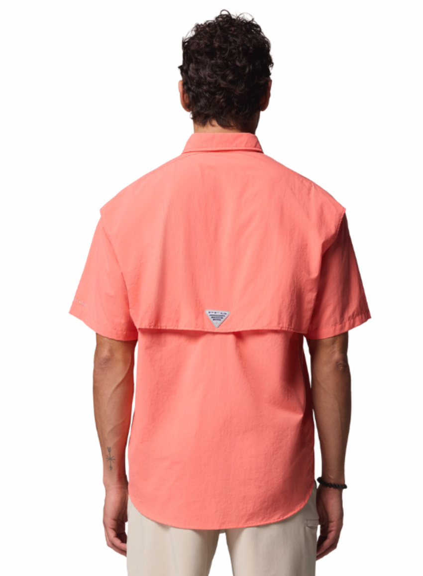 Columbia Men's Bahama II SS Shirt Melonade