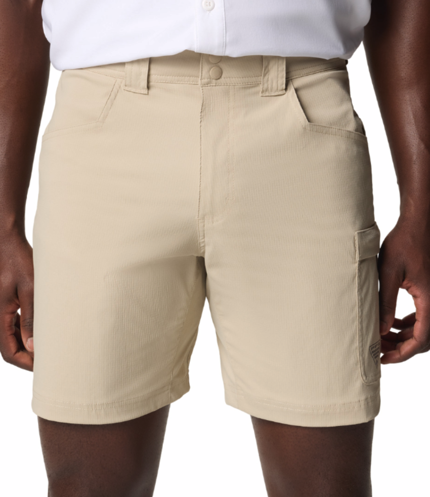 Columbia Men's Blood and Guts II Stretch Shorts Ancient Fossil
