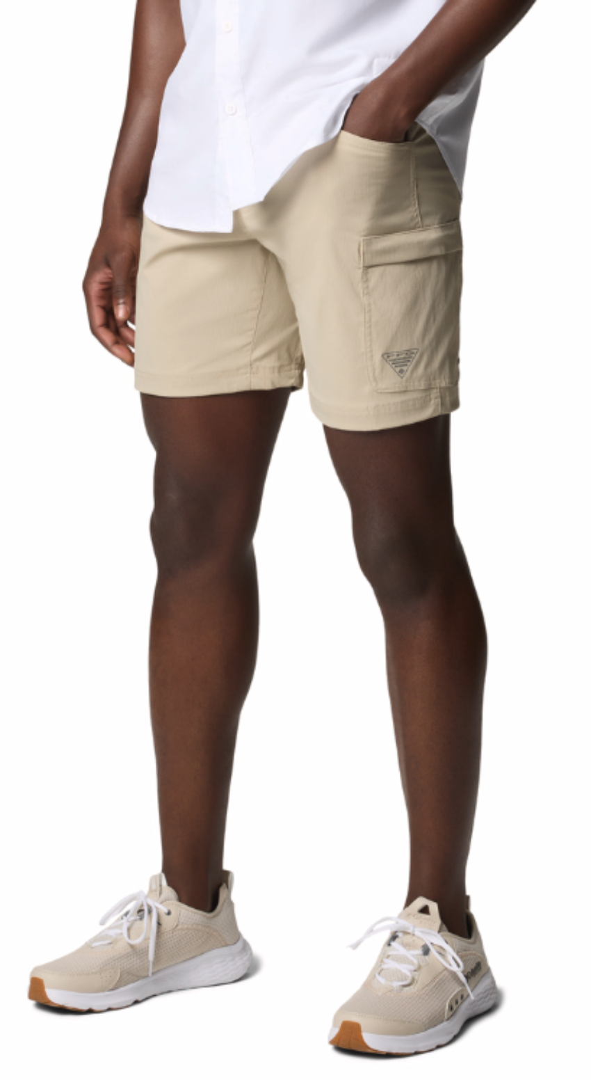 Columbia Men's Blood and Guts II Stretch Shorts Ancient Fossil
