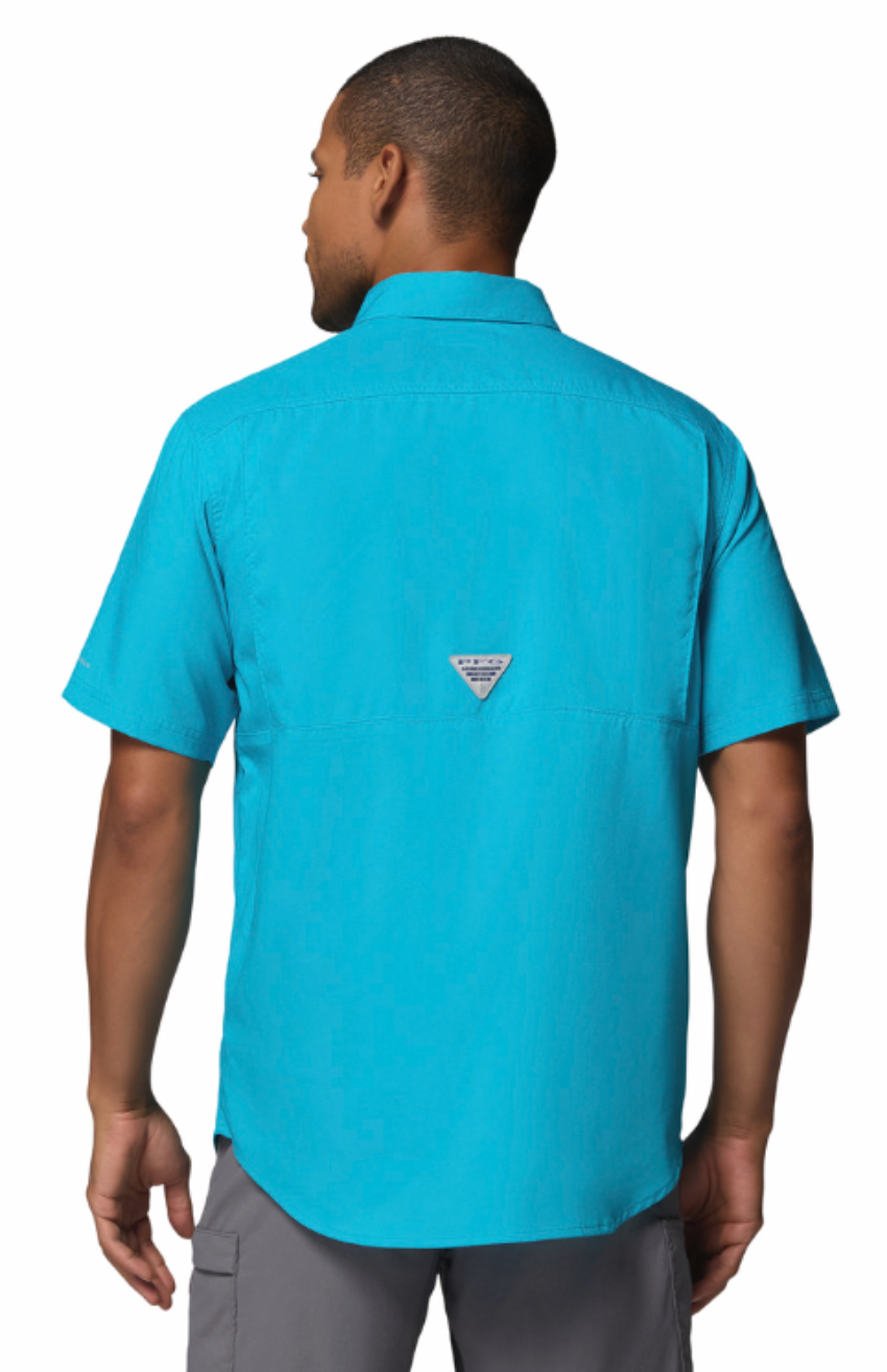 Columbia Men's Blood and Guts V SS Shirt Ocean Teal