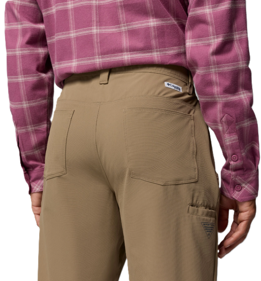 Columbia Men's PFG Breakline Pants 32" Inseam Truffle