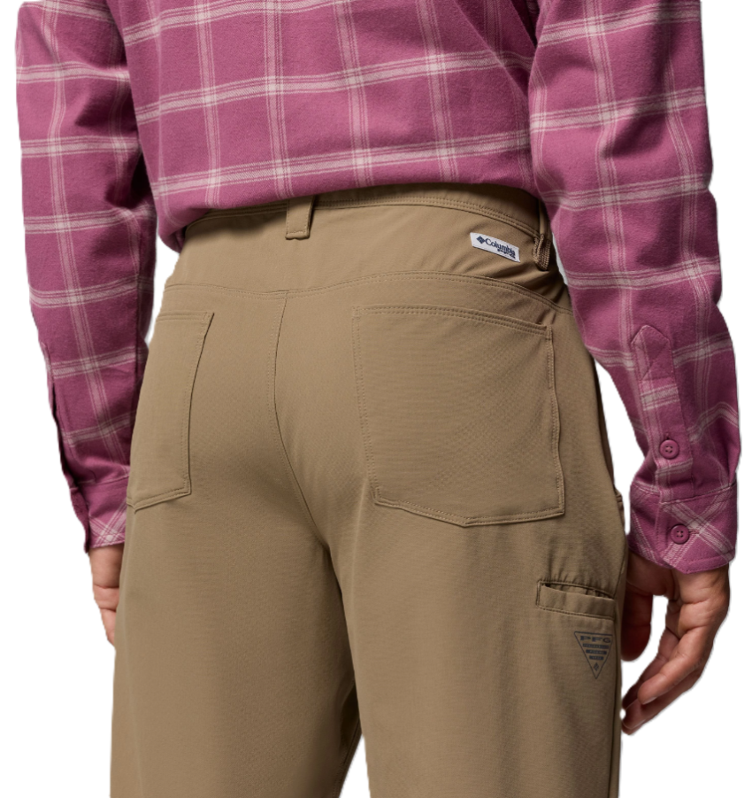 Columbia Men's PFG Breakline Pants 34" Long Truffle