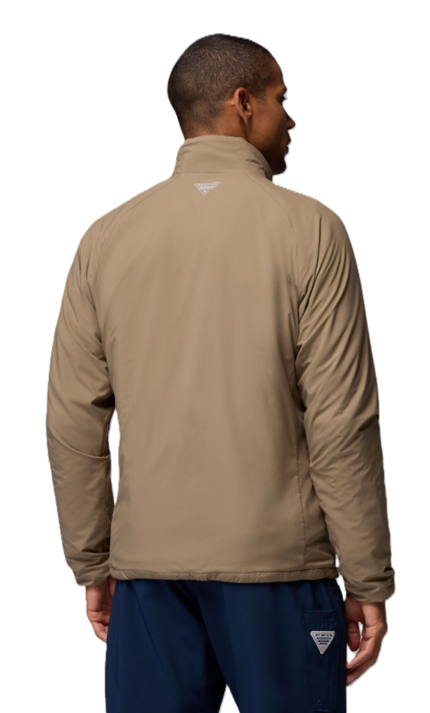 Columbia Men's PFG Wild Cast Full Zip Jacket Truffle