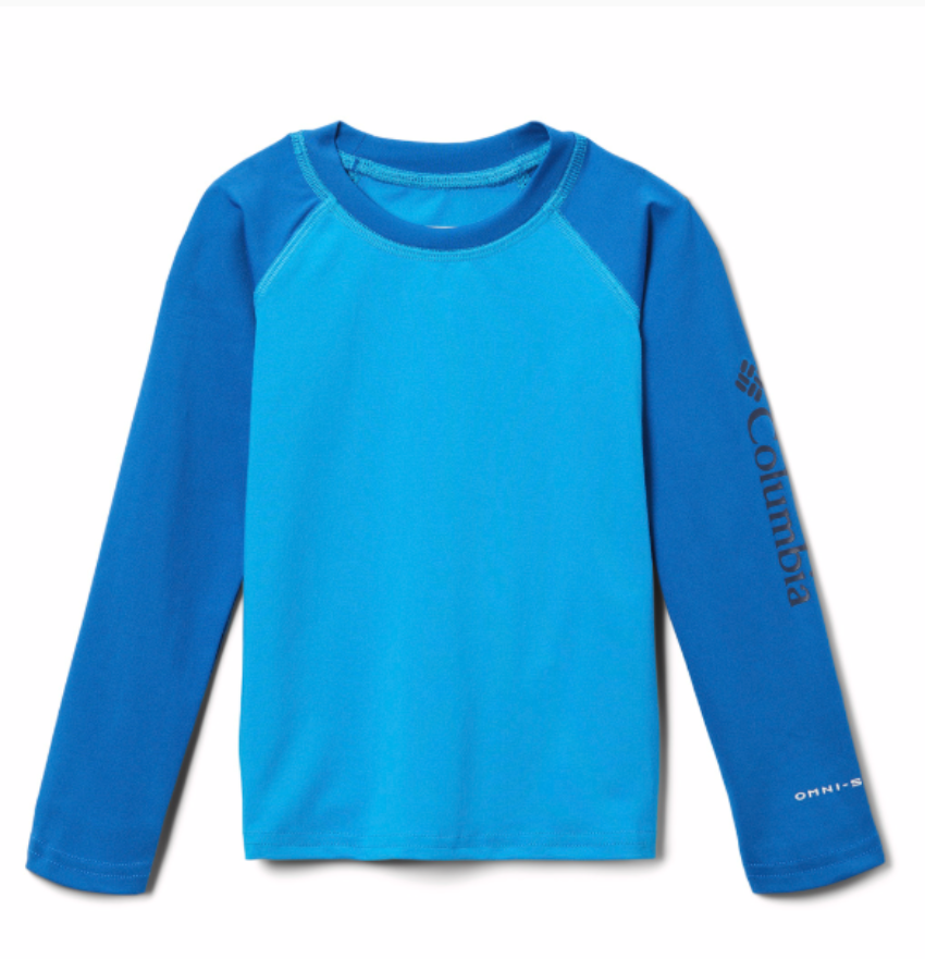 Columbia Toddler's Sandy Shores LS Sunguard Compass Blue